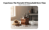 No Electricity Needed Manual Coffee Grinder Adjustable Grind Size Hand Crank Coffee Grinder Portable for Travel, Camping