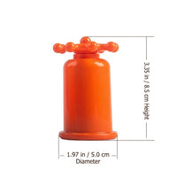 Orange Cupping Set, Manual Screw Release Vacuum Cupping Massager, Portable Synthetic Material Cups for Body Massage
