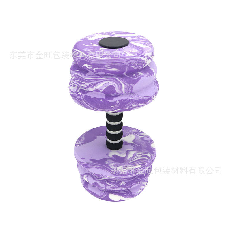Water Dumbbell Set - Camouflage Threaded Dumbbells for Swimming, Yoga, and Rehabilitation