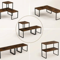 Two-Tier Desktop Shelf spaceSaving 2 Tier Desk Shelf Sturdy