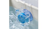 Bathroom Accessory Transparent Cleaning Tablet Holder Rounded Bottom