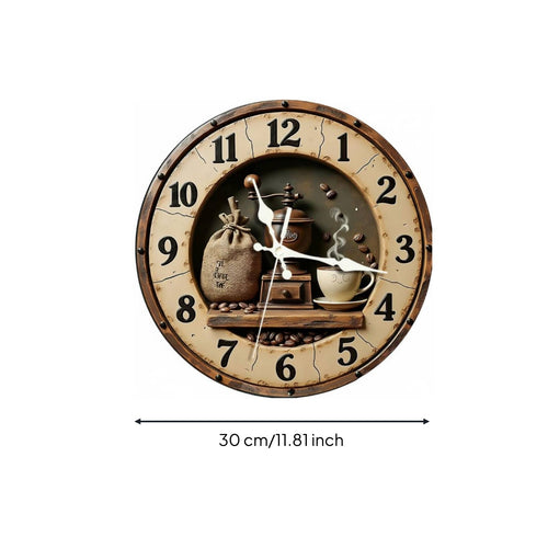 Silent Non-Ticking Clock Battery Operated Home Decor Easy to Read for Bedroom