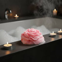 Low-Temperature Rose Candle | Decorative, Flower Candle, for Mood Lighting