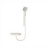 Temp-controlled shower faucet, wall mount