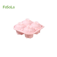 FaSoLa郁金香型冰块模具食品级硅胶冰格制冰盒饮料鸡尾酒冰球模具
