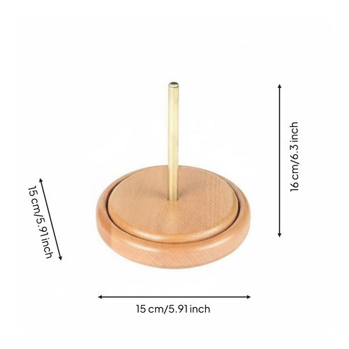 Rotating Yarn Base Smooth Rotation Detachable Spool Holder Untangled Wool Feeder Stand for Workshop