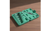 11 Pieces Stripped Screw Extractor Tool Set Wear Resistant Wrench Boring Tool Extractor Set Stripped Screw Remover Kit for DIY Enthusiasts
