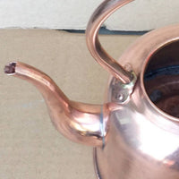 Fixed Handle Kettle Long Spout Copper Tea Kettle Easy to Clean Teapot