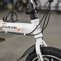 Mini Folding Bike Disc Brakes Folding Cycle Variable Speed for Commuting, Kids