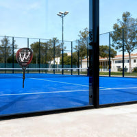 跨境新品Padel Racket Holder板式网球拍支架适用于玻璃围网球场