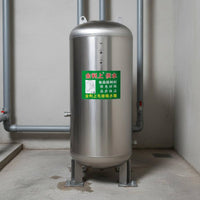 Automatic Towerless Water Supply Unit Thickened Material Stainless Steel Pressure Tank Fully Sealed Automatic Water Booster Tank for Homeowners