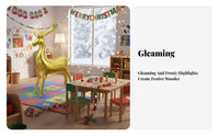 Christmas Tree Balloon Reusable 3D Foil Balloon Tree Star Topper for Home Decor