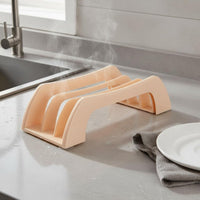 3 Slot Chopping Board Organizer Ventilated Board Holder