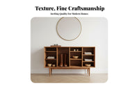 Nordic Nordic configurable unobstructedShelf System Flexible combine-and-match Flexiblestanding Cabinet with Doors adaptable Design Sideboard Sturdy Construction for Decor aficionados, Apartment Dwellers, Book Lovers, Dining Room, Study, Bedroom, Hallway