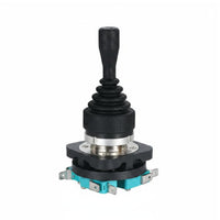 Water, Oil, and Dust Resistant 4 Position Joystick Switch High Reliability Four-Directional Joystick Switch Silver Alloy Contacts Flame Retardant Casing for Machinery Operators, Technicians, Engineers, Hoists, Control Panels, Cranes