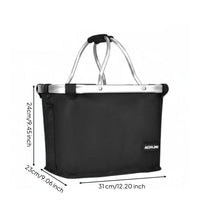 Dog Bike Basket Easy to Clean Front Bike Basket Aluminum Handle for Shopping