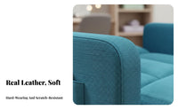 Pedicure Lounge Chair Ergonomic Recliner Armchair Adjustable Backrest Firm-density Foam Ottoman Supportive Linen Suit for Homeowners Living Room Bedroom Home Office