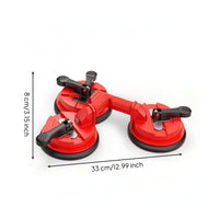 Heavy-Duty Suction Cup Lifter Handheld Glass Lifter Smooth Glass Suction Cups Non-Porous for Installers