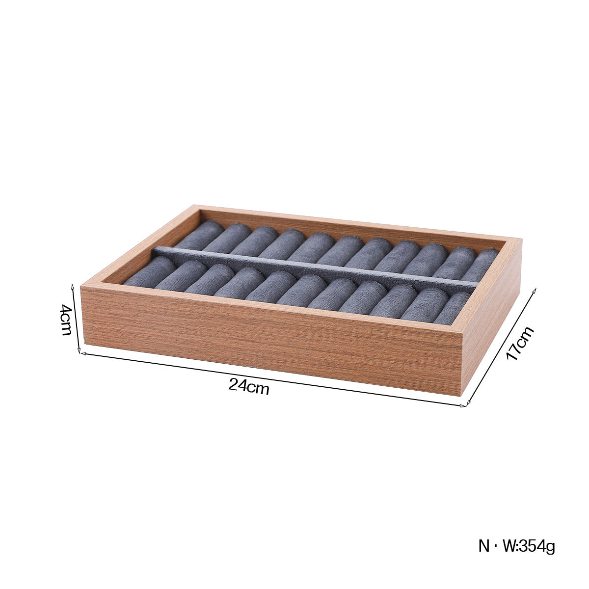 Rosewood Gray / Ring Tray