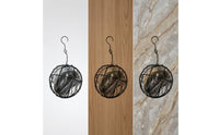 Wire Mesh Nesting Globe Rust-Resistant Bird Nester with Hanging Chain Spherical