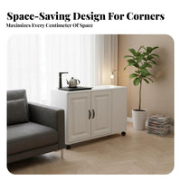 Rolling Slim End Table Nordic aesthetic Rolling End Table Mobile Design for Seniors