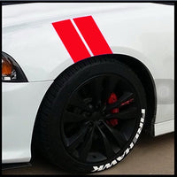 Car Fender Reflective Stickers Waterproof Body Decals for Automotive Decoration