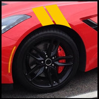 Car Fender Reflective Stickers Waterproof Body Decals for Automotive Decoration