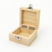 Wooden Box with Latch Small Wooden Jewelry Box Safeguarding for Collectors