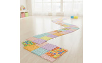 10 Pieces Tactile Interlocking Sensory Mats Soft Sensory Puzzle Mats Flexible Interlocking Floor Mat Vibrant for Classroom
