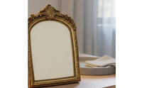 Ornate Vintage Frame Tabletop Display Vintage Picture Frame Glass Front Home Decor for Bedroom