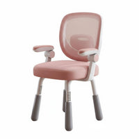 Ergonomic Design Adjustable Posture Chair Support Adjustable Rolling Study Chair Wheeled Base children's Furniture High-Rebound Cushion for Students, Kids, Home, Bedroom, Classroom