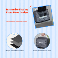 Portable parrot enclosure cover