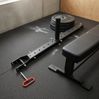 Rack-Mounted Training Bar Pin Connection Exercise Gear Forked End
