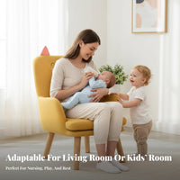 Upholstered Lowsupport Chair Supportive rearrest for Bedroom, awayice, Readers
