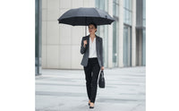 Automatic Open Umbrella with Curved Handle Classic Large Golf Umbrella Sturdy Heavy Duty for Travel