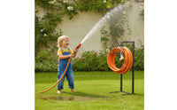 Garden Hose Stand Freestanding Garden Hose Rack Metal Organizer for Gardeners, Homeowners, Yard, Patio, Lawn