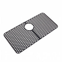 Split Sink Mat Easy to Clean Honeycomb Sink Mat Dishwasher Safe