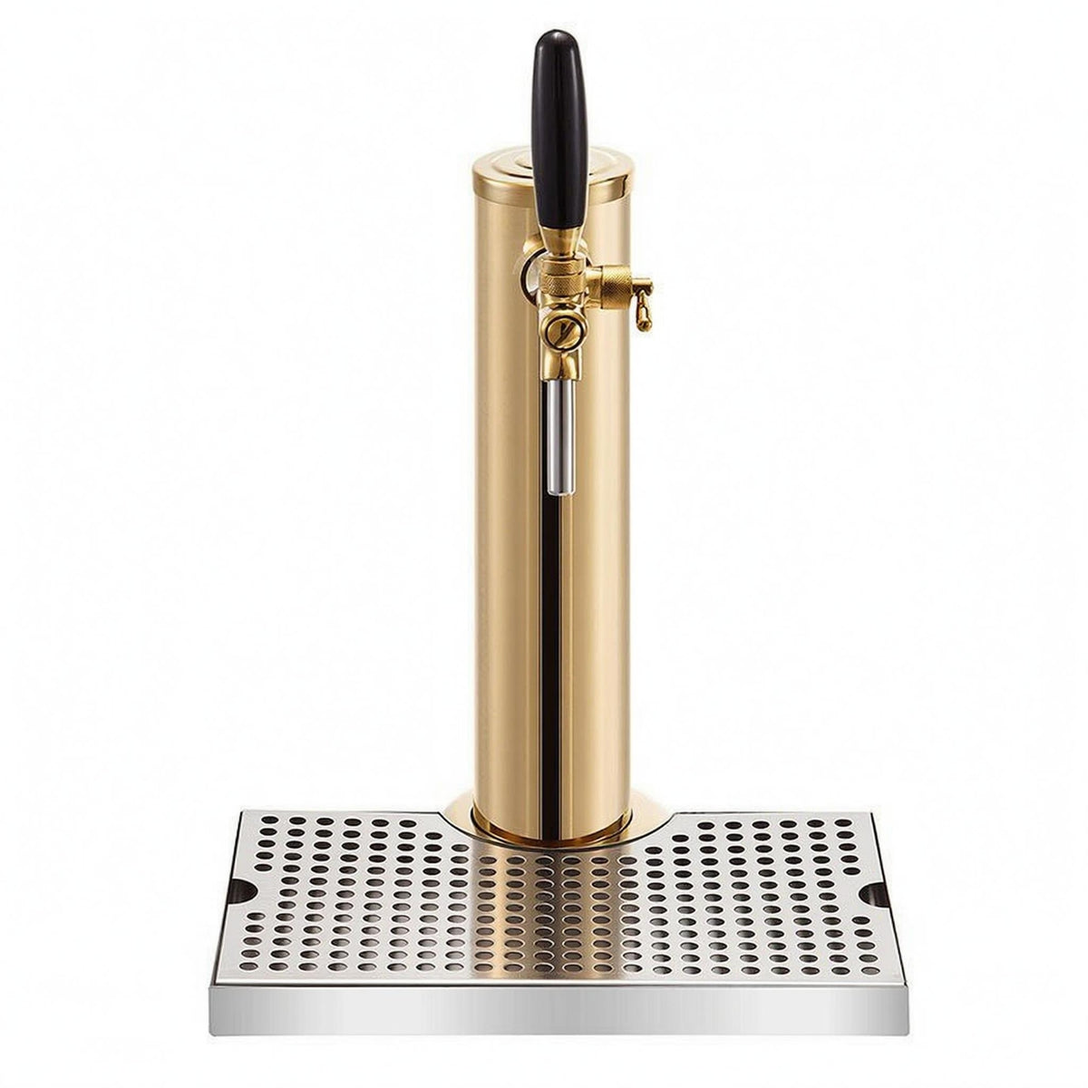 Stainless Steel Beer Tap Column Lever-Style Keg Beer Column Reflective