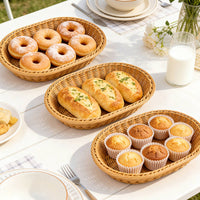 Bread Basket Tray Multipurpose Home Storage Rustic