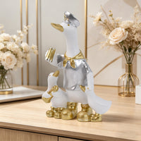 Creative Resin Duck Figurine for Home Decor