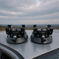 Vacuum Mount Rack Metal Clamp Suction Cup Rack Cylindrical Handle
