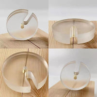 Watch Repair Tool Kit - Crystal Pressing Die with Transparent Rubber Cups (5 Pieces)