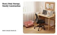 Wheeled Student book container adaptable under-table Storage container Stackable Design