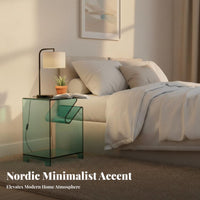 Sofa highlight Table Nordic design Wavy Side Table Artistic Design for Home Office
