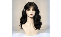 Mannequin Head Bust Realistic Mannequin Head with Shoulders Authentic Hairpiece Stand for Cosplayers, Hairstylists, Photography Studios