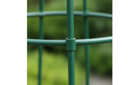 PE-Coated Umbrella Plant Trellis Antiruggine Traliccio a Ombrello Rustproof Garden Trellis with Support Rings Resistente Alle Intemperie for Gardeners, Potted Plants, Flower Beds, Balcony, Patio