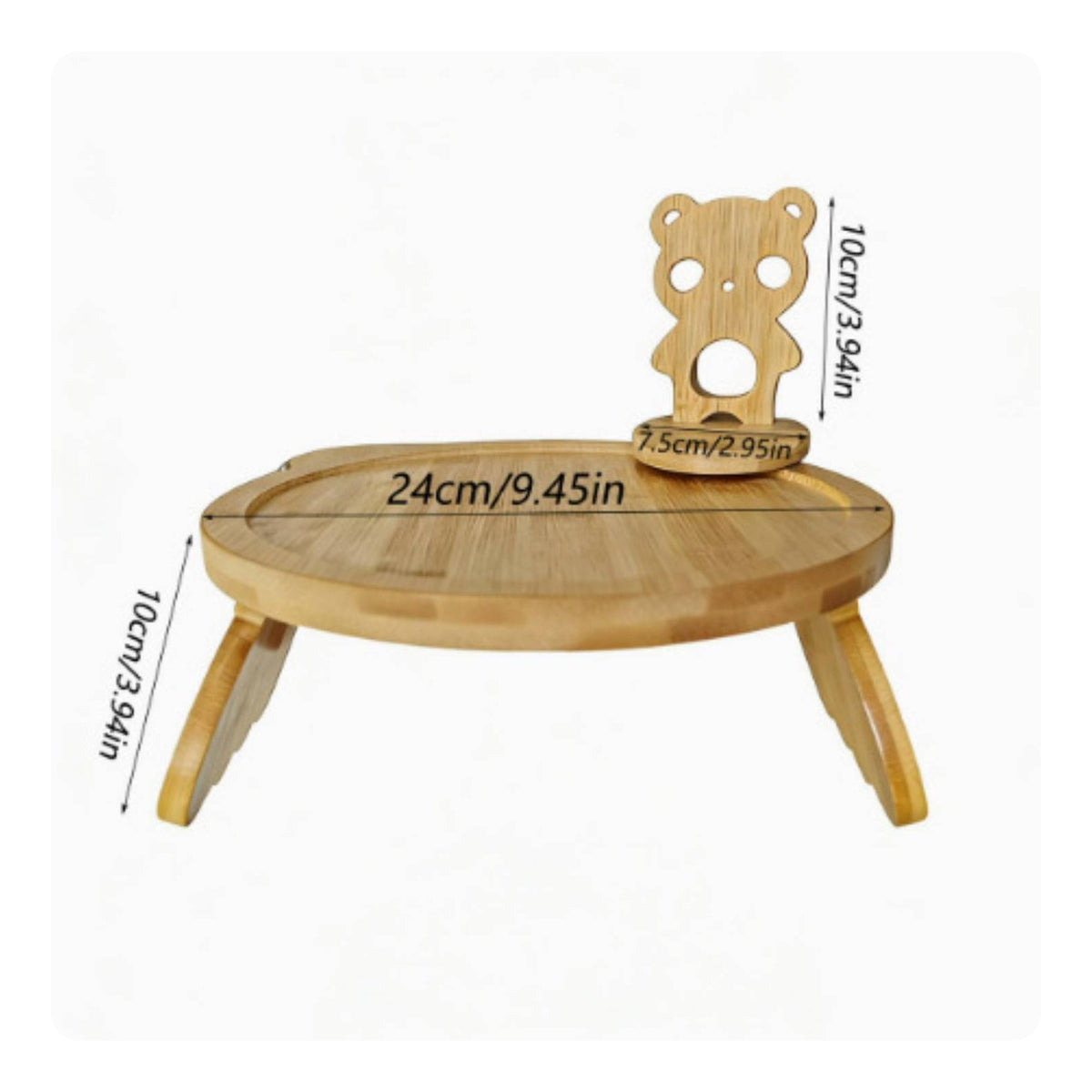 Panda Sofa Tray Multi-Functional Armrest Organizer Decorative for Living Room