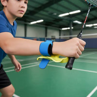 Breathable Badminton Wrist Brace Supportive Wrist Brace with Support Strip Stretchy Hand Protector Adjustable for Young Athletes