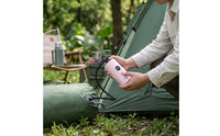 Rechargeable Mini Air Pump with Battery Portable Handheld Air Pump Cordless Compact for Campers, Backpackers, Camping, Campsite
