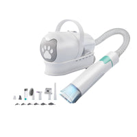 Allcomprehensive Pet Grooming Kit with Vacuum Mess-Messless Dog Grooming Vacuum with Hose Multifunctional Detachable for Deshedding